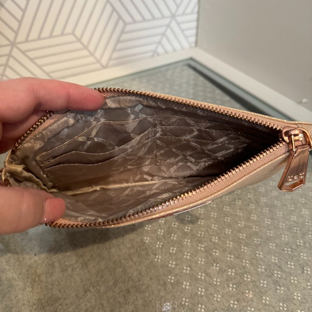 Pink Shimmer Wristlet Pouch